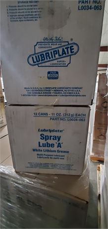 Lubriplate Spray Lube 'A' cases of 12x11ounce cans (Lot of 2 cases)