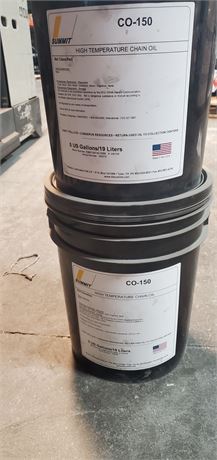 Summit CO-150 Chain Oil 5gl Pail (lot of 2)