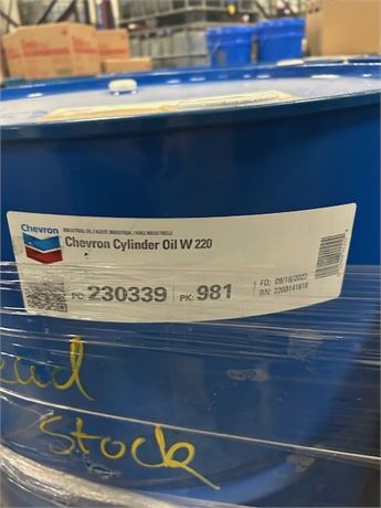 Chevron CYLINDER OIL W 220 W/B