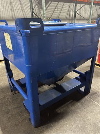 Hoover Liqui-Tote Cone Bottom Grease Tote 275 Gallon Capacity