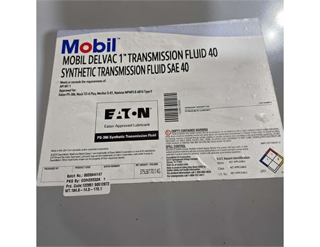 MOBIL DELVAC 1 TRANS FLUID 40 375LB