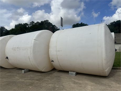 Poly Storage Tanks 6100 Gallons Located in Georgia Previously Stored Lubricants