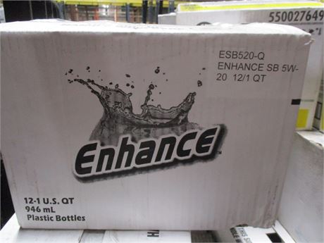 ENHANCE SYN BLEND 5W20 12/1 QT CASE