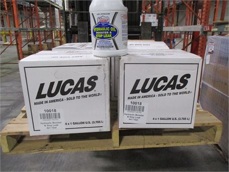 LUCAS HYDRAULIC OIL BOOSTER 4/1 GAL CASE