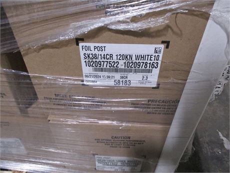 WHITE 38 MM CHILD RESISTANT CAP 58183