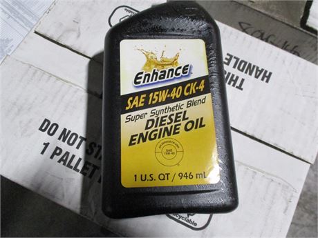 ENHANCE SUPER DSL SAE 15W40 12/1 QT CASE
