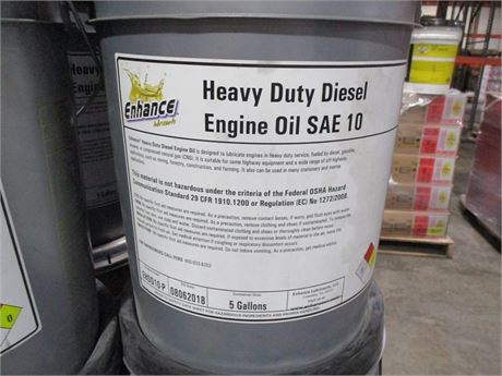 ENHANCE HD DIESEL ENGINE OIL SAE 10 PAIL
