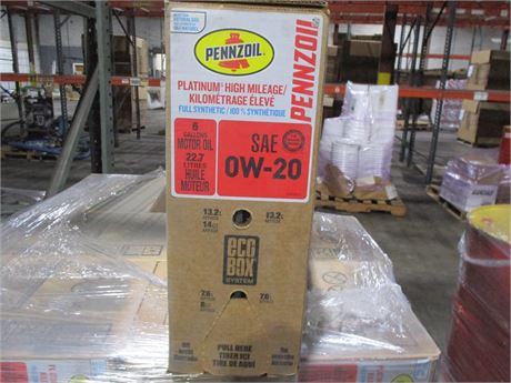 PENNZOIL PLATINUM HIGH MILEAGE 0W20 ECOBOX